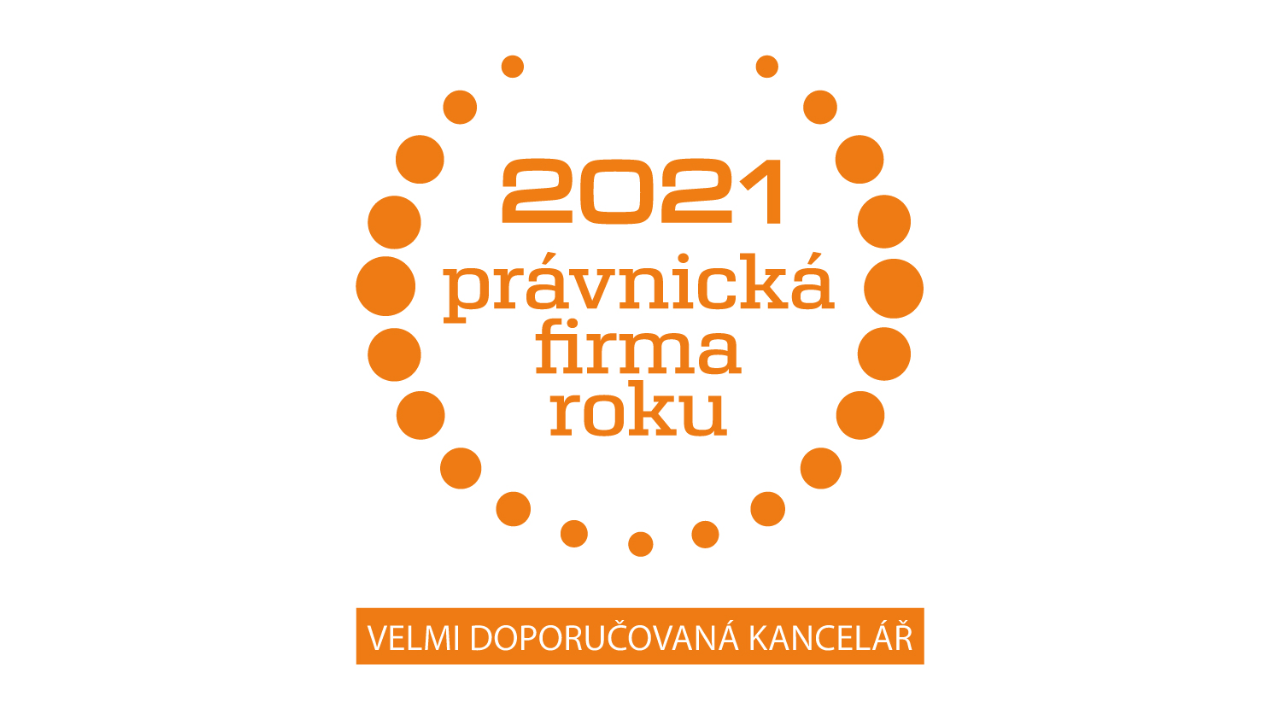 PLICKA & PARTNERS je oficiálně velmi doporučovanou PRÁVNICKOU FIRMOU ROKU 2021!